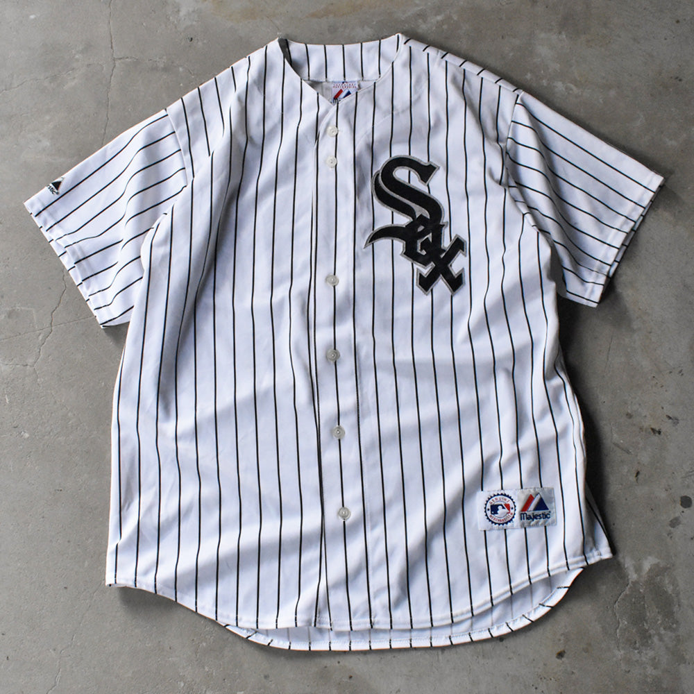 MAJESTIC MLB WHITE SOX ベースボールシャツ ホワイトソックス（SOX