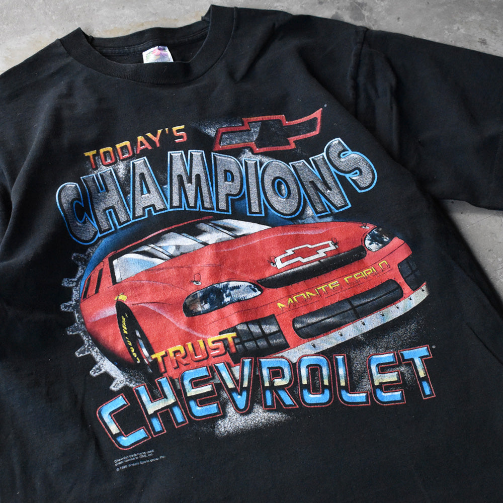 90's chevrolet “Team Monte Carlo” 両面プリント レーシングTシャツ USA製 240908 – LABORATORY®