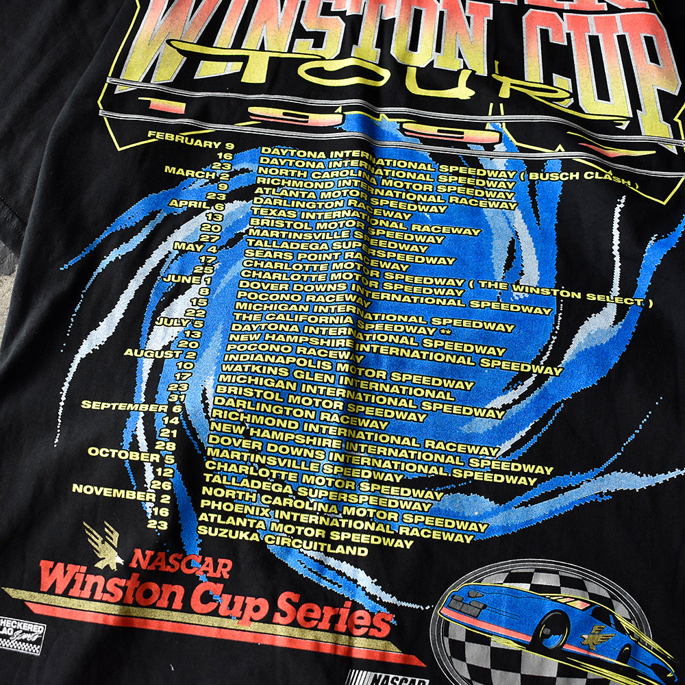 90's デッドストック! “NASCAR Winston Cup“ レーシング Tシャツ 250901H