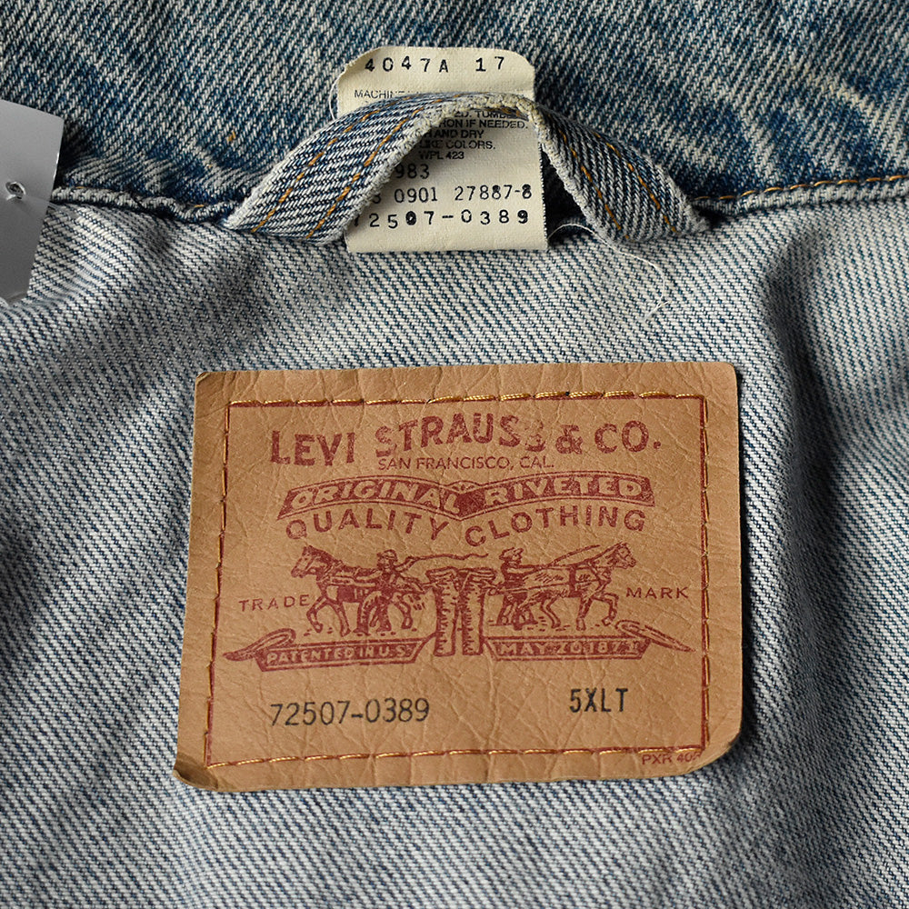 Y2K 5XL-Tall! ビッグサイズ Levi's 72507-0389 デニムジャケット 231130H