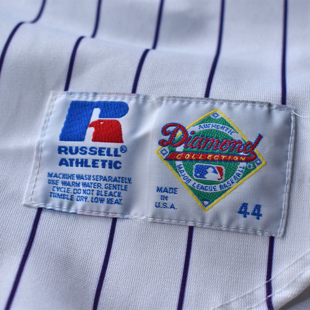 90’s RUSSELL ATHLETIC “MLB Colorado Rockies” ベースボールシャツ USA製 231005H