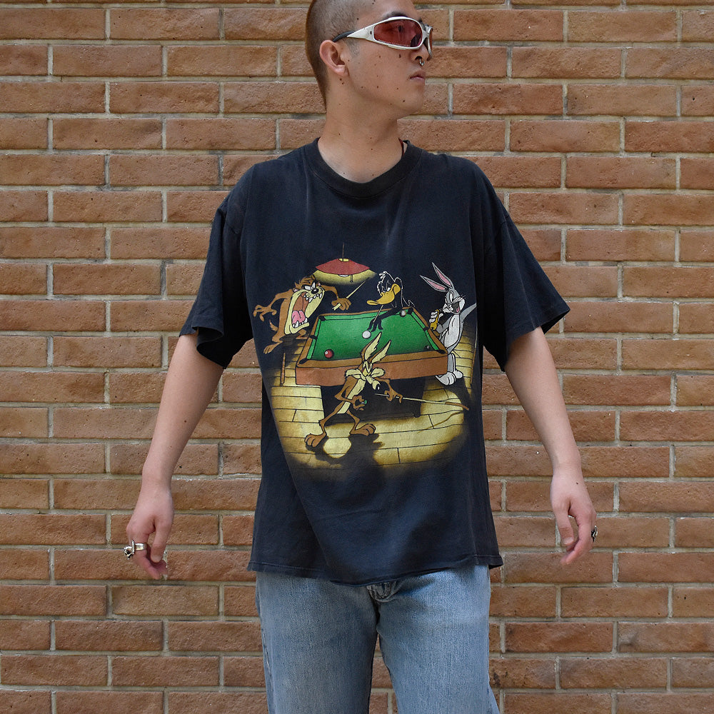 90's Looney Tunes “billiards” 海外アニメ キャラ Tシャツ USA製 250704H