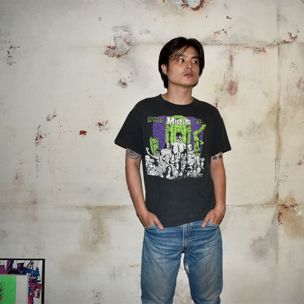 90’s The Misfits "Earth A.D./Wolfs Blood" ロックTシャツ 250905H