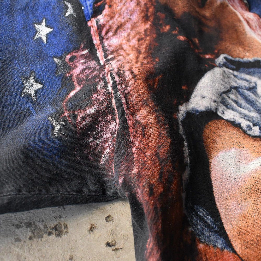 90's Ted Nugent “ONE NATION UNDER TED“ AOP! ロックTシャツ 250514