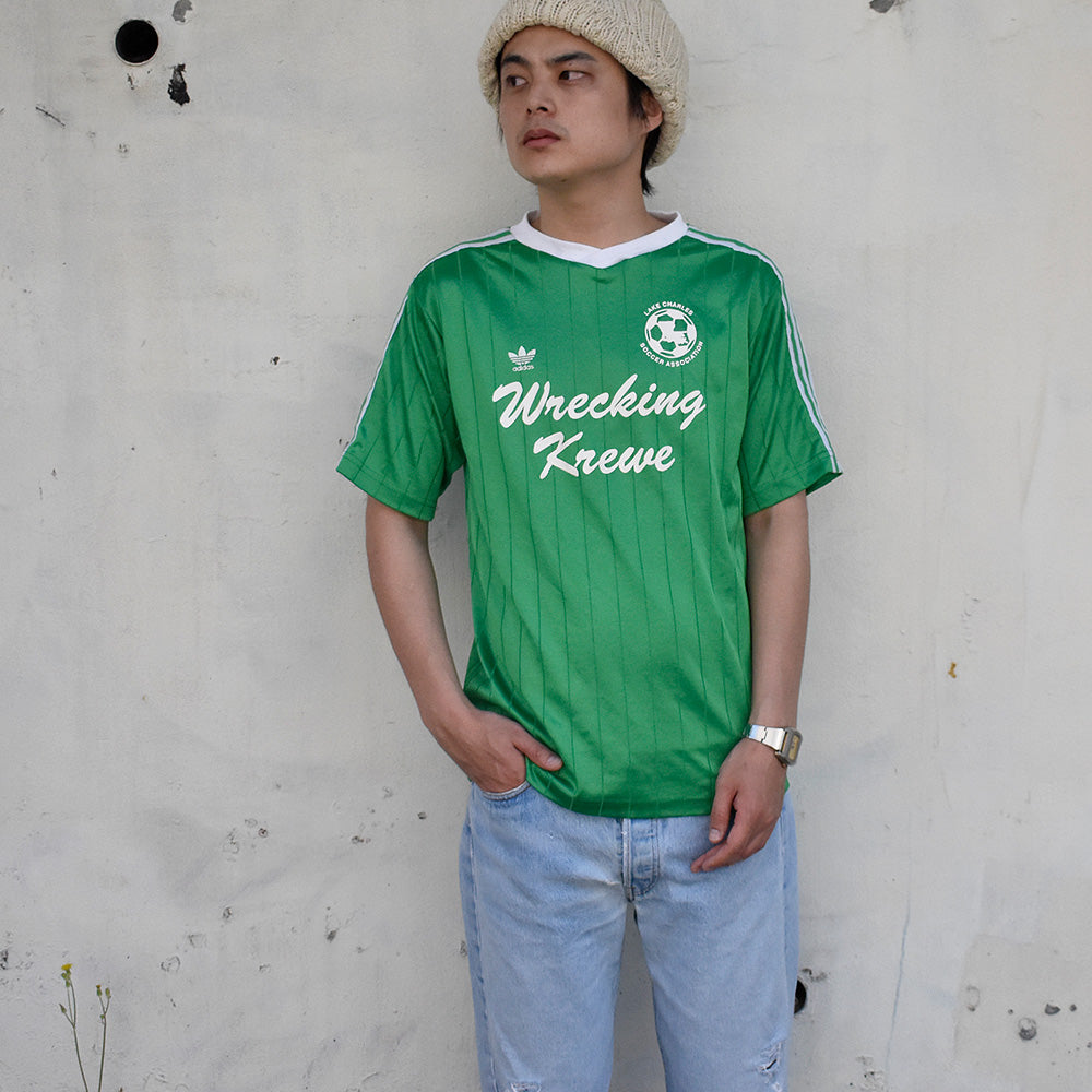90's adidas “Wrecking Krewe” フットボール サッカーシャツ USA製 250816H