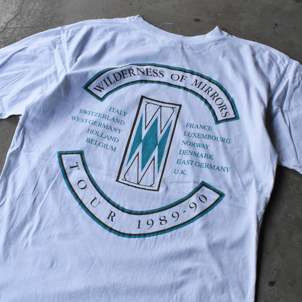 90's Fish ”Vigil in a Wilderness of Mirrors / TOUR 1989-90“ バンドTシャツ EURO製 240807