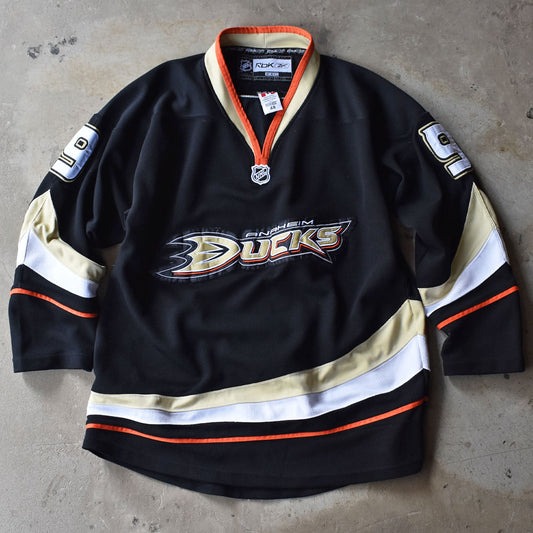 REEBOK "NHL ANAHEIM DUCKS ＃9 " ホッケーシャツ カナダ製 240420