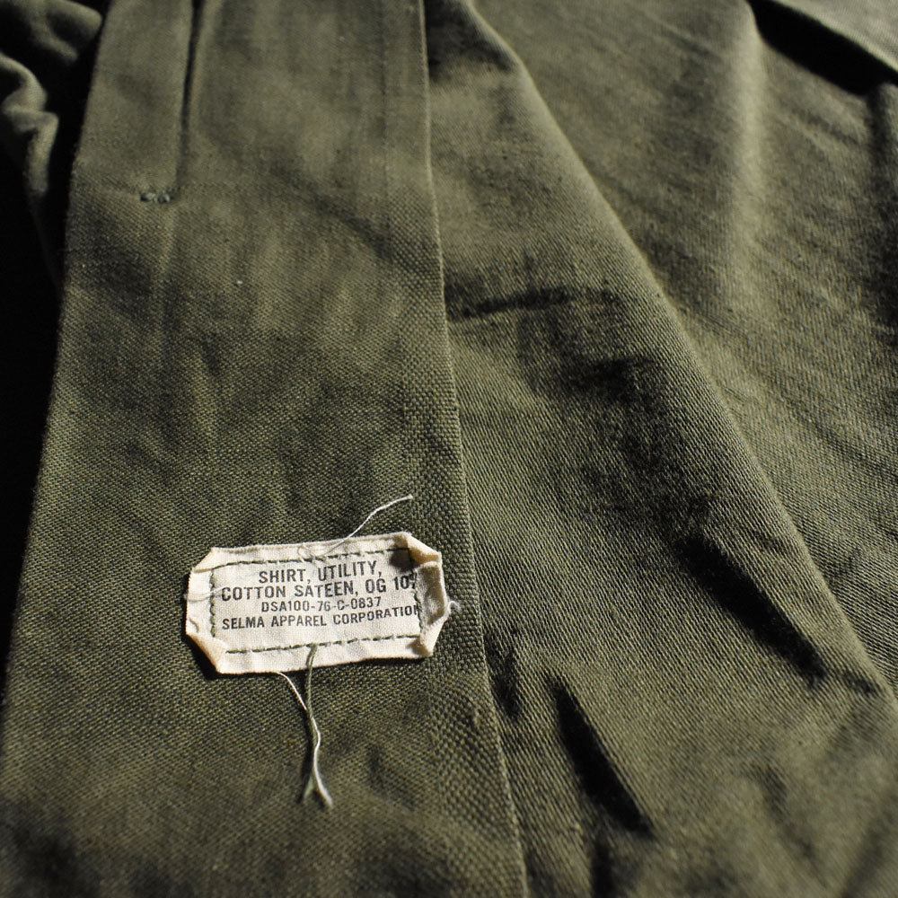 '76 U.S.ARMY ミリタリー ユーティリティシャツ 250319