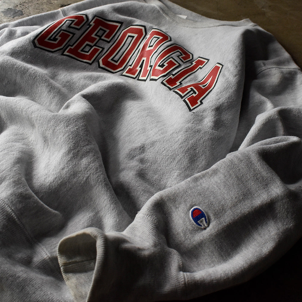 90's Champion “GEORGIA” RWスウェット 231007H