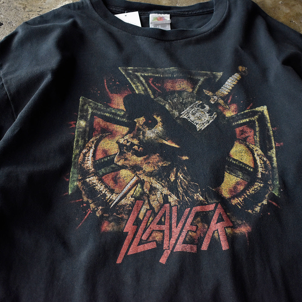 Y2K Slayer “2004 Euro Tour“ ロック Tシャツ 250723H