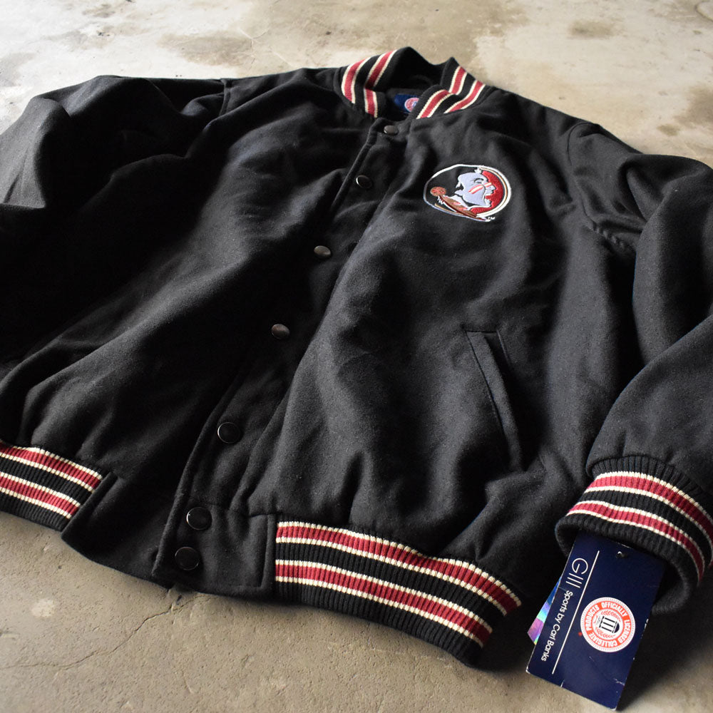 デッドストック! G-III "Florida State Seminoles" 中綿入り アワードジャケット 240209