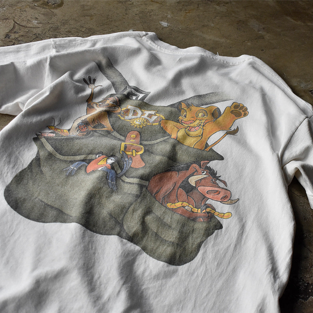 90s ディズニー The Lion King Tシャツ アニメ プロモーション 1994 Rare the Lion King Original Movie Promo T-shirt Vintage