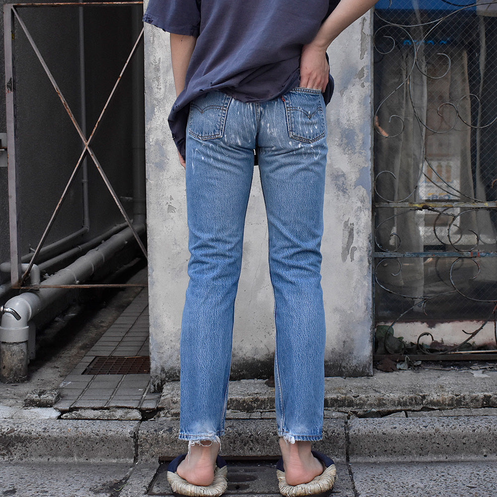 Y2K Levi's 501 ブリーチ デニムパンツ USA製 250430H