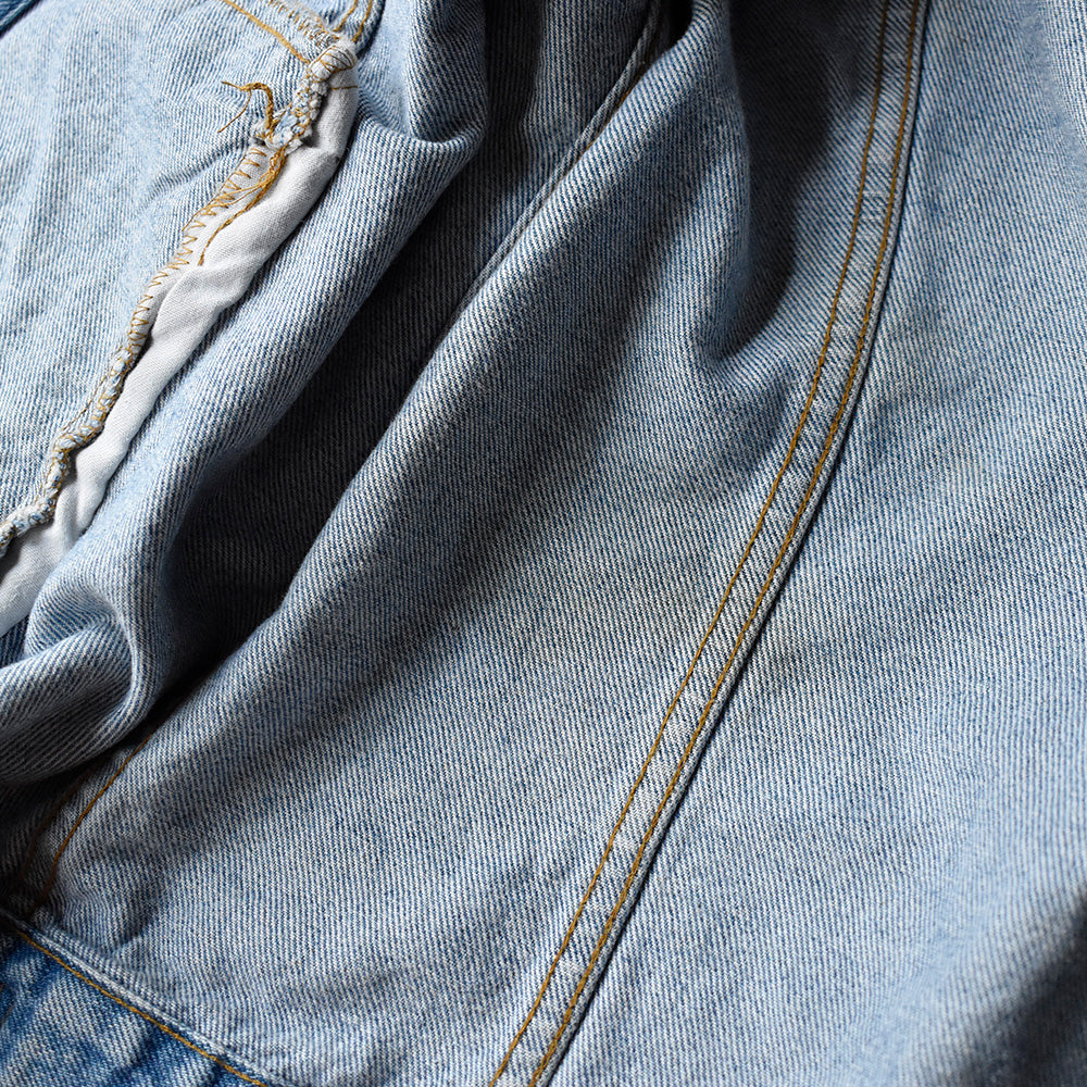 80's~ ペンキ!ブリーチ! Levi's 71506-0214 デニムジャケット ロング丈 USA製 230924H
