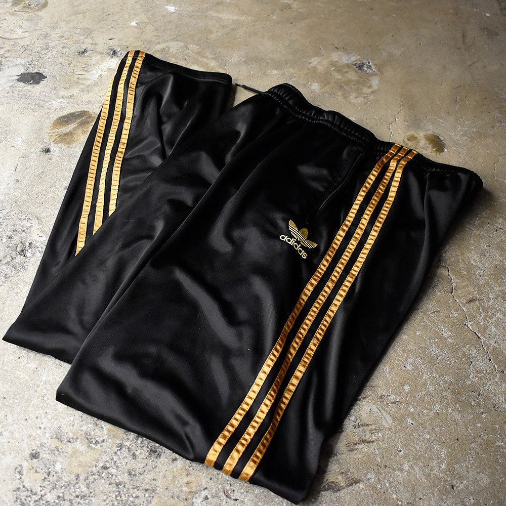 Y2K adidas 黒×金 トラック ジャージパンツ 250429H