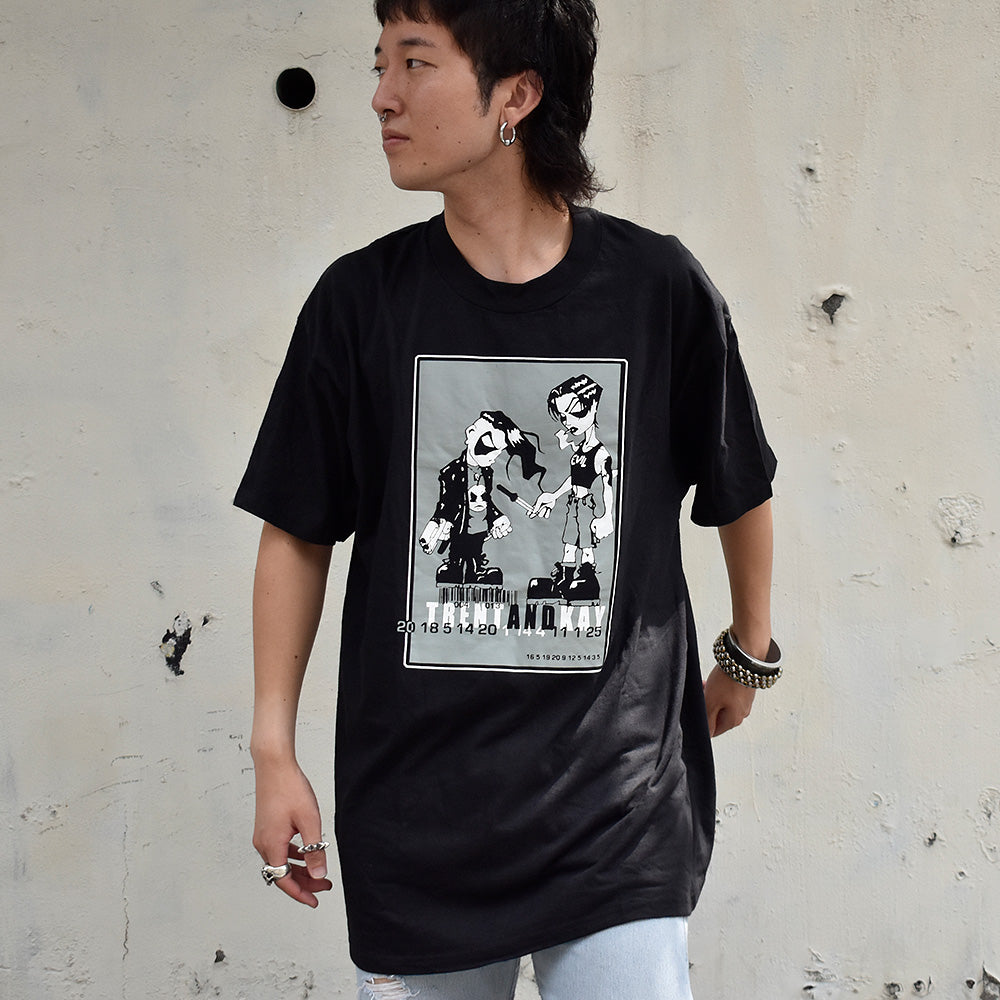 Y2K デッドストック! "TRENTANDKAY" アート Tシャツ 230816H