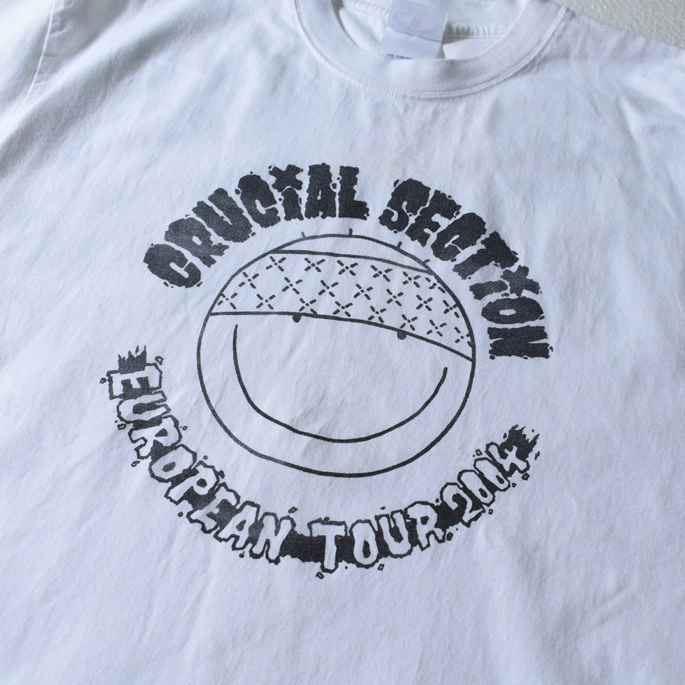 Y2K デッドストック! CRUCIAL SECTION "European Tour 2004" Tシャツ 250926