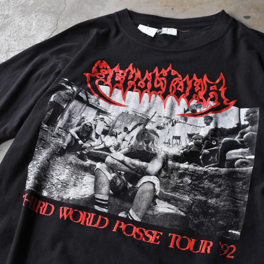 90’s SEPULTURA “Third World Posse Tour ‘92” バンド ロックTシャツ 251111H