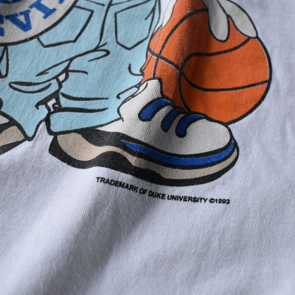 90's Looney Tunes “NCAA Duke Blue Devils” キャラ カレッジ Tシャツ 240630