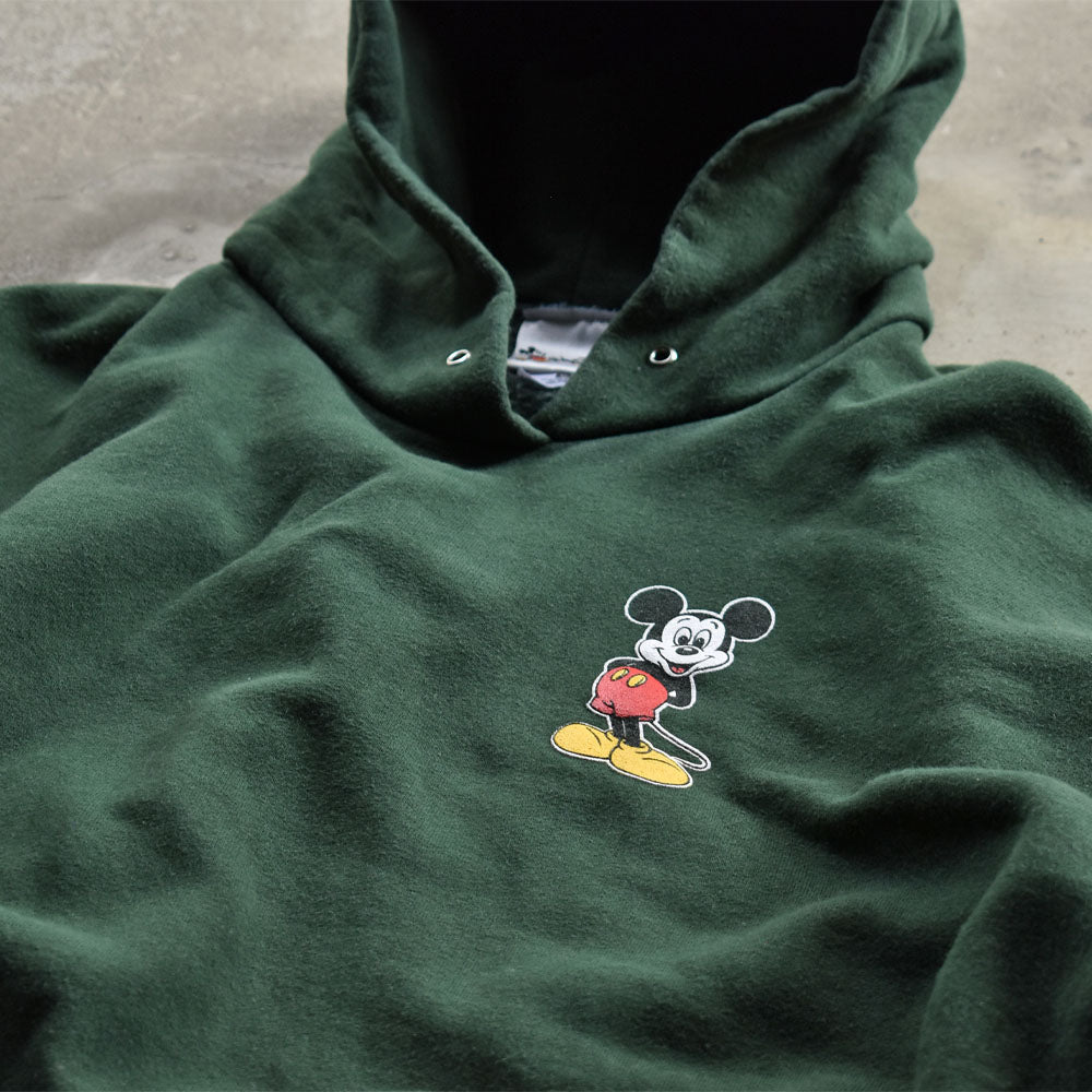 90’s Disney “Mickey” ワンポイント プルオーバーパーカー 230923