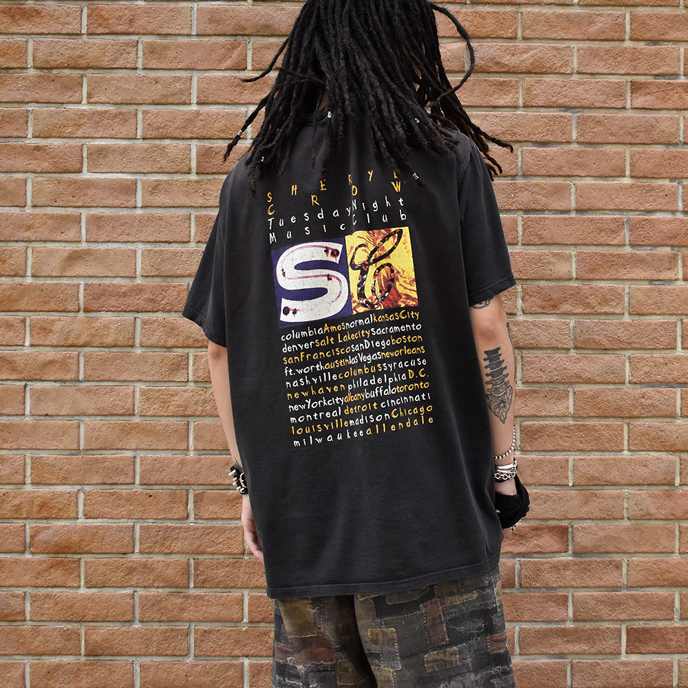 90’s Sheryl Crow “Tuesday Night Music Club“ Tour ロック Tシャツ 240801H