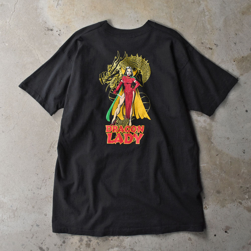 90’s Fruit of the Loom “DRAGON LADY” 航空機 Tシャツ 250612