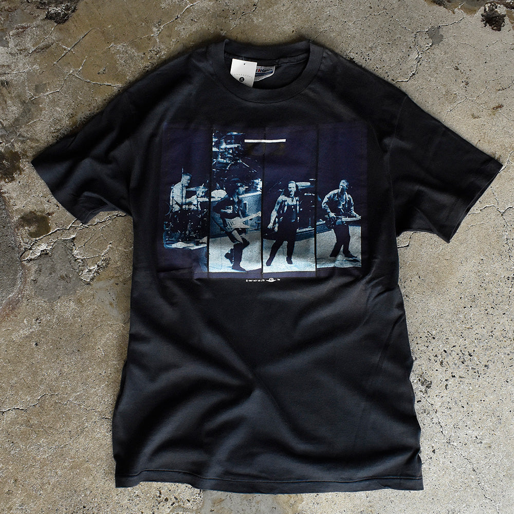 80's U2 "The Joshua Tree / Fall 1987 Tour" ロック Tシャツ 230824H