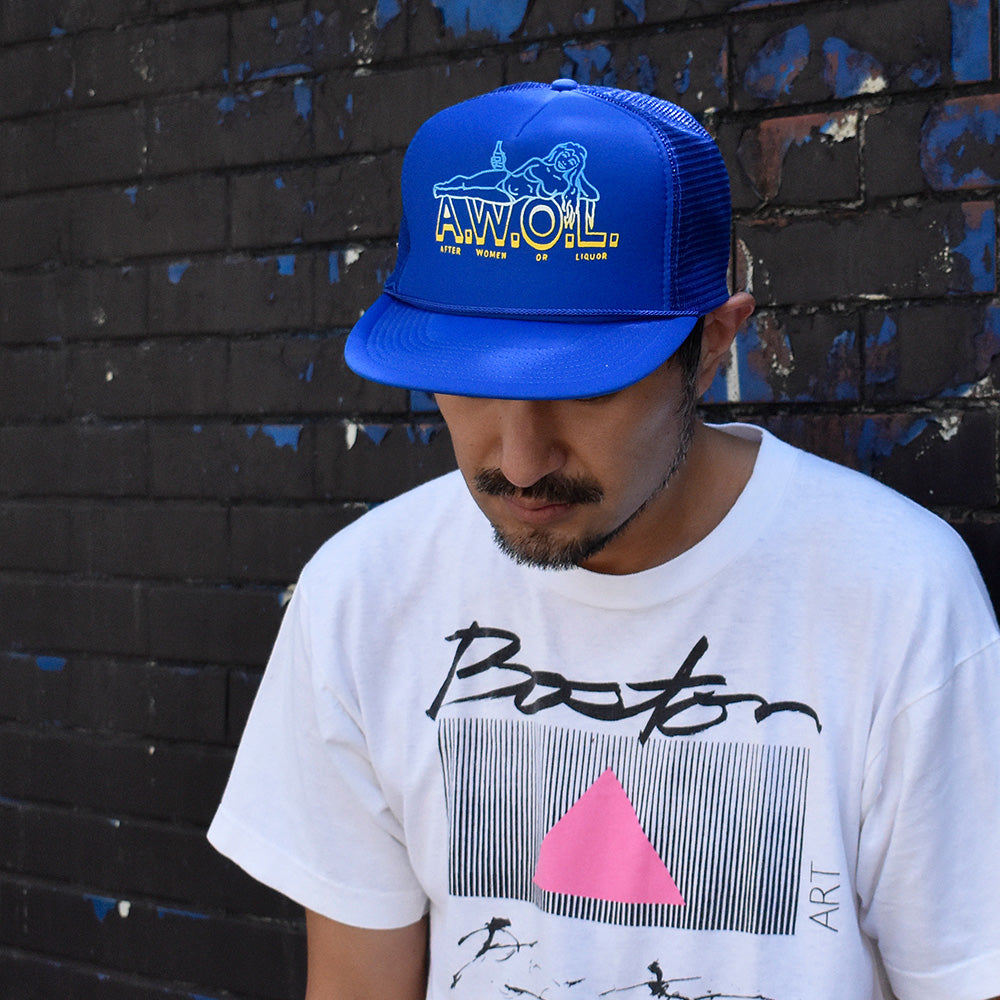 90’'s “AFTER WOMEN OR LIQUOR“ メッシュ キャップ デッドストック 250816H