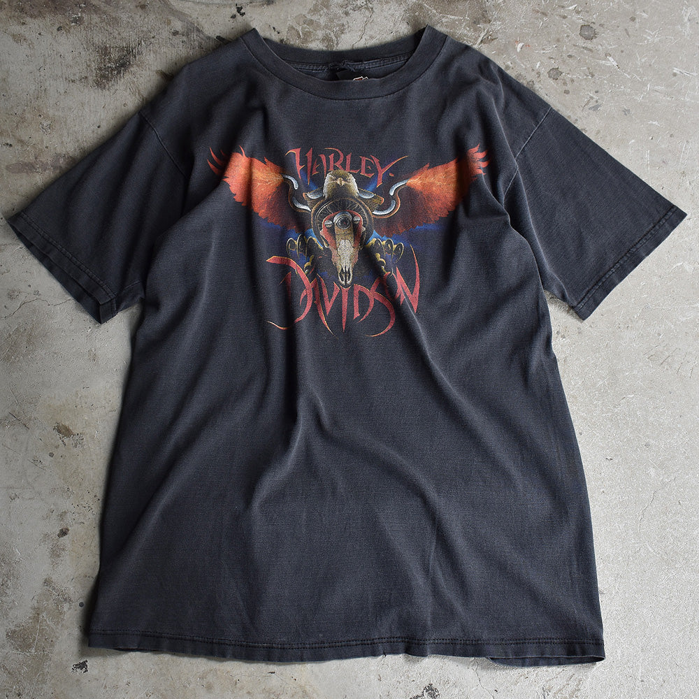 90's Harley Davidson/ハーレー・ダビッドソン "Eagle" Tシャツ USA製 230813