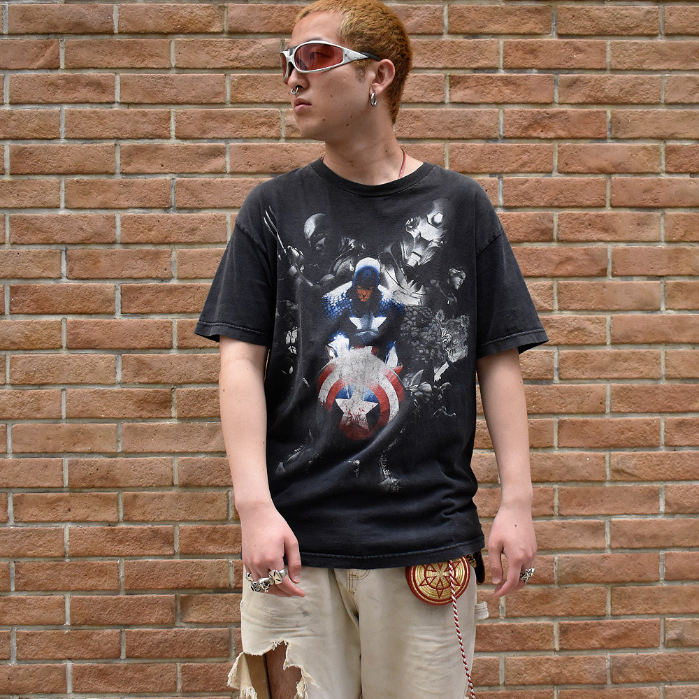 Y2K MARVEL “Captain America“ Tシャツ 250428H