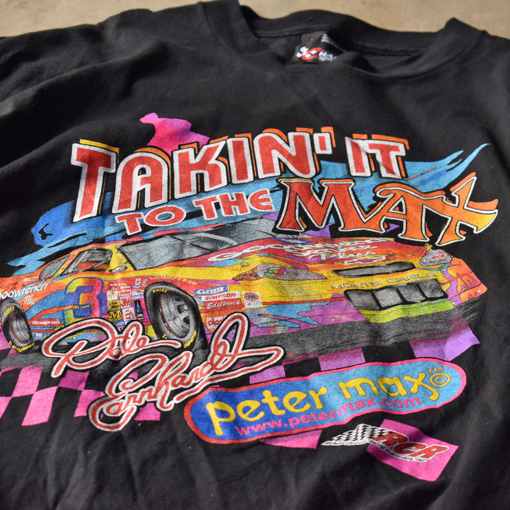 Y2K chase authentics NASCAR “TALKIN'IT TO THE MAX #3 Dale Earnhurt” レーシング Tシャツ 240504