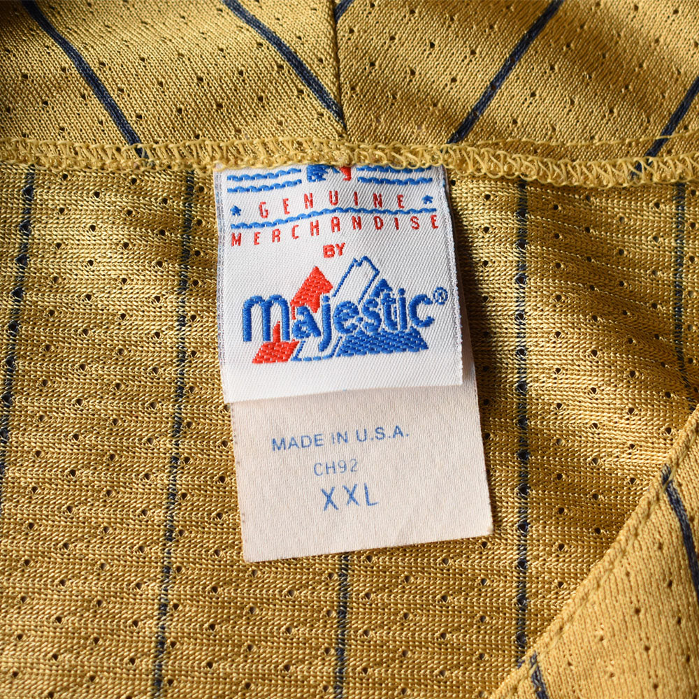90’s Majestic “MLB Houston Astros“ ベースボール ゲームシャツ USA製 240917H