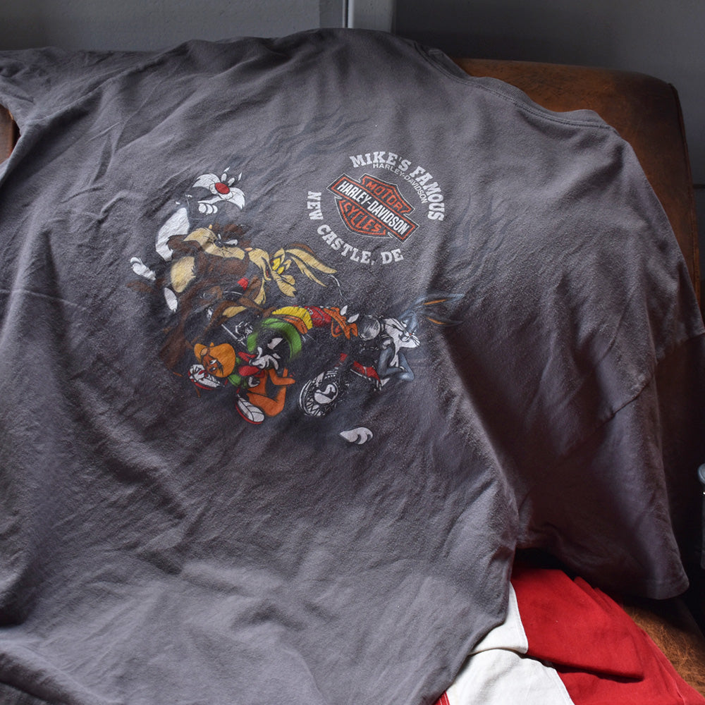 Y2K Harley-Davidson × Looney Tunes/ハーレーダビッドソン × ルーニー・テューンズ Tシャツ 230501