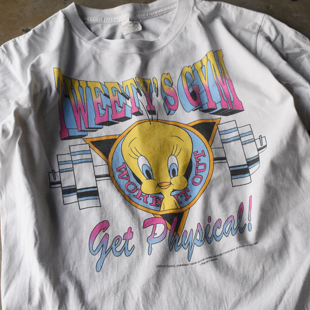 90s Tweety gym Tシャツ ヴィンテージ ルーニーテューンズ 90s Tweety gym Tシャツ ヴィンテージ ルーニーテューンズ