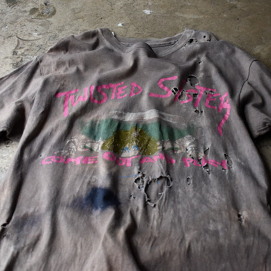 80's ボロ！ Twisted Sister “Come Out and Play” Tour Tシャツ 240417H