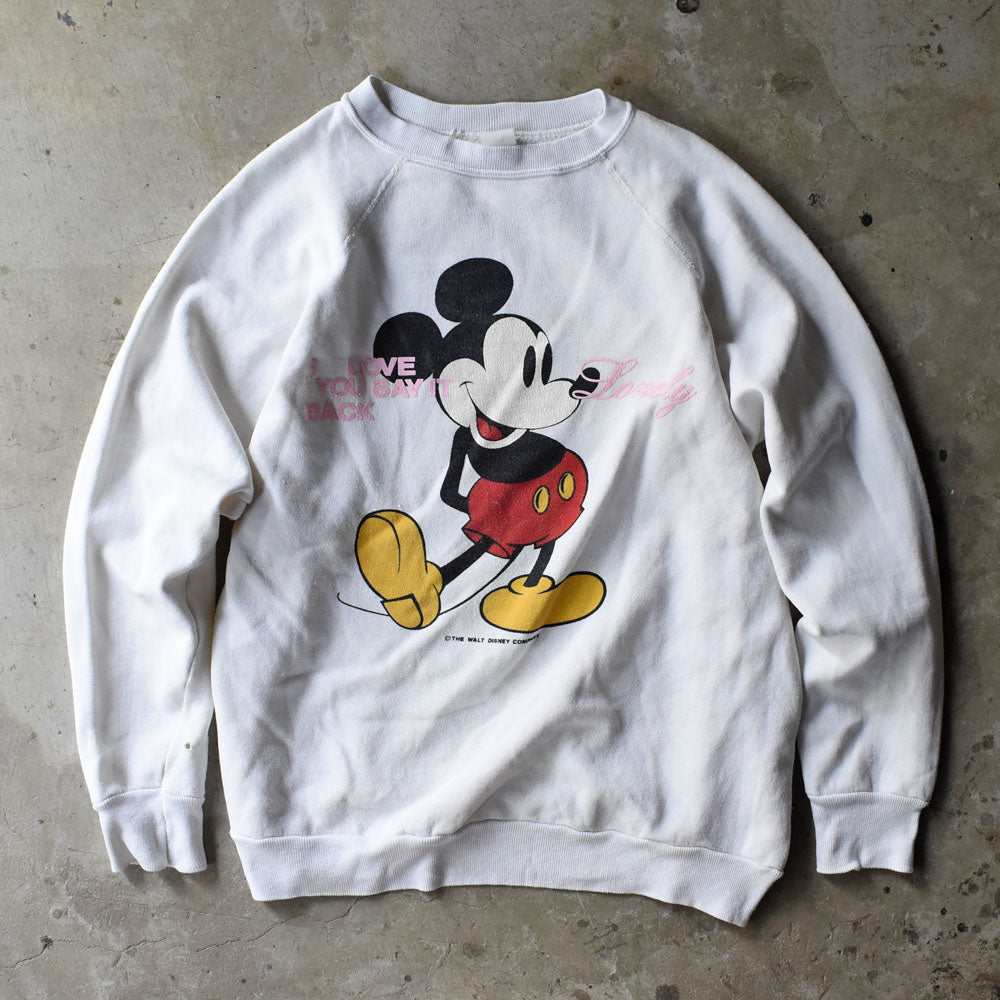 80’s Disney ミッキーマウス スウェット USA製 250905H