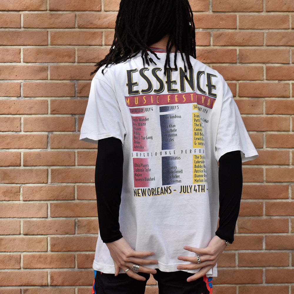 90's “Essence Music Festival 1996” Tシャツ 240229H