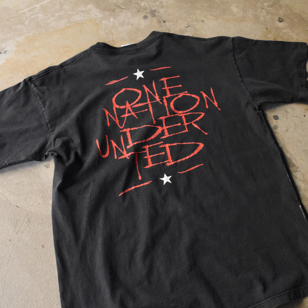 90's Ted Nugent “ONE NATION UNDER TED“ AOP! ロックTシャツ 250514