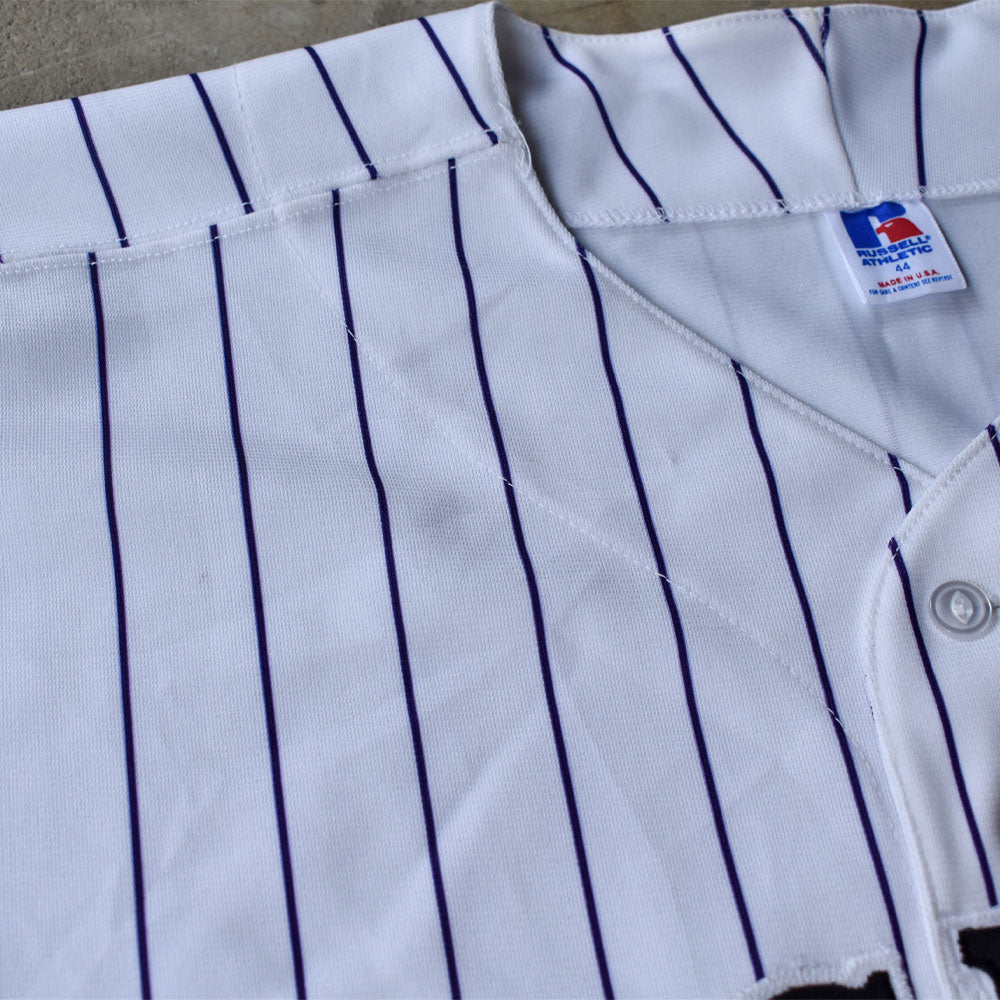 90’s RUSSELL ATHLETIC “MLB Colorado Rockies” ベースボールシャツ USA製 231005H