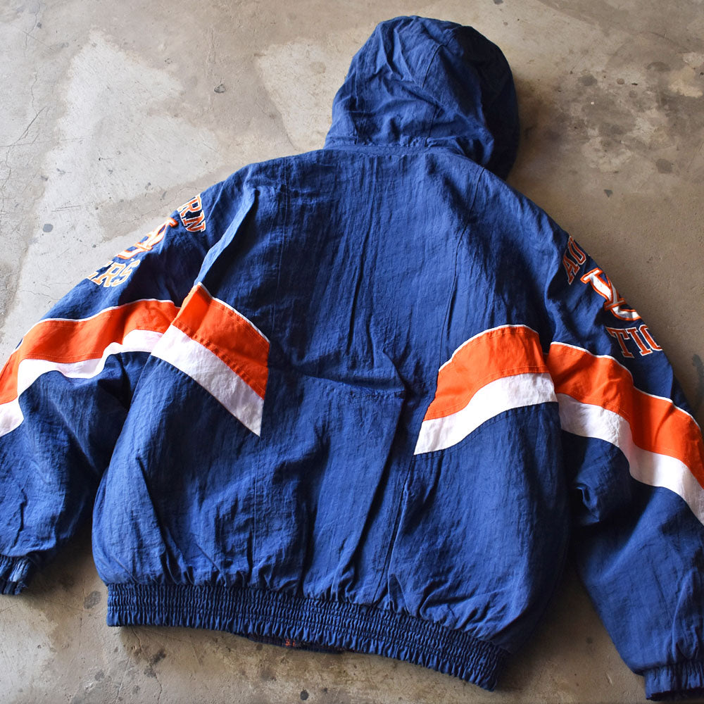 90-00s STARTER "Auburn Tigers" 中綿入り ナイロンジャケット 240301