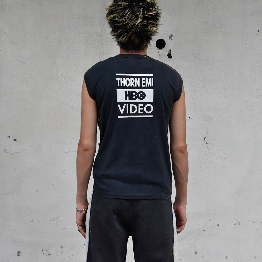 80's “RAMBO FIRST BLOOD PART II” ムービー ノースリーブTシャツ USA製 250814H