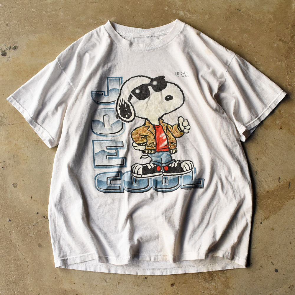 90’s “SNOOPY(Joe Cool)” キャラクターTシャツ 240905