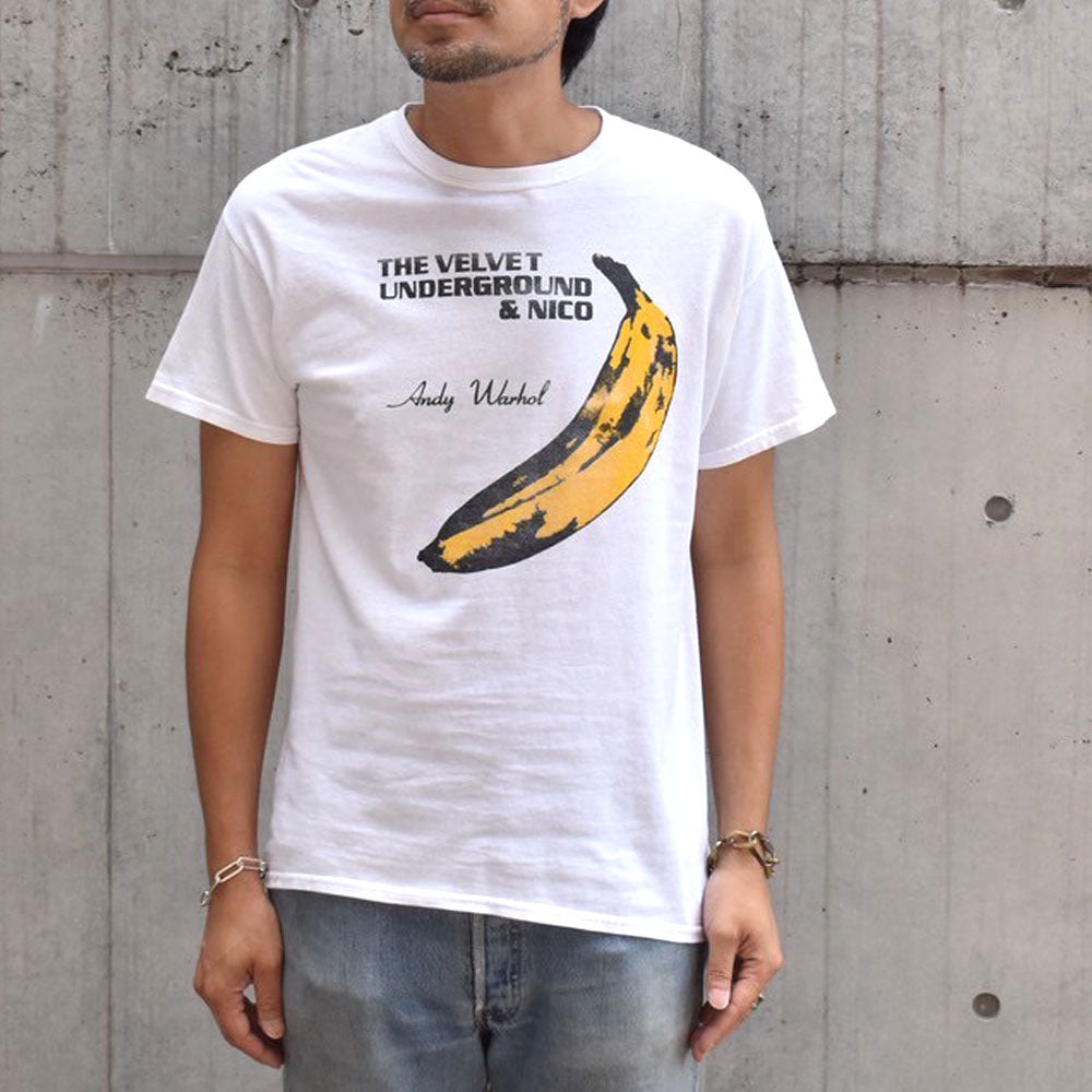 Y2K Velvet Underground & Nico × Andy Warhol ロック Tシャツ