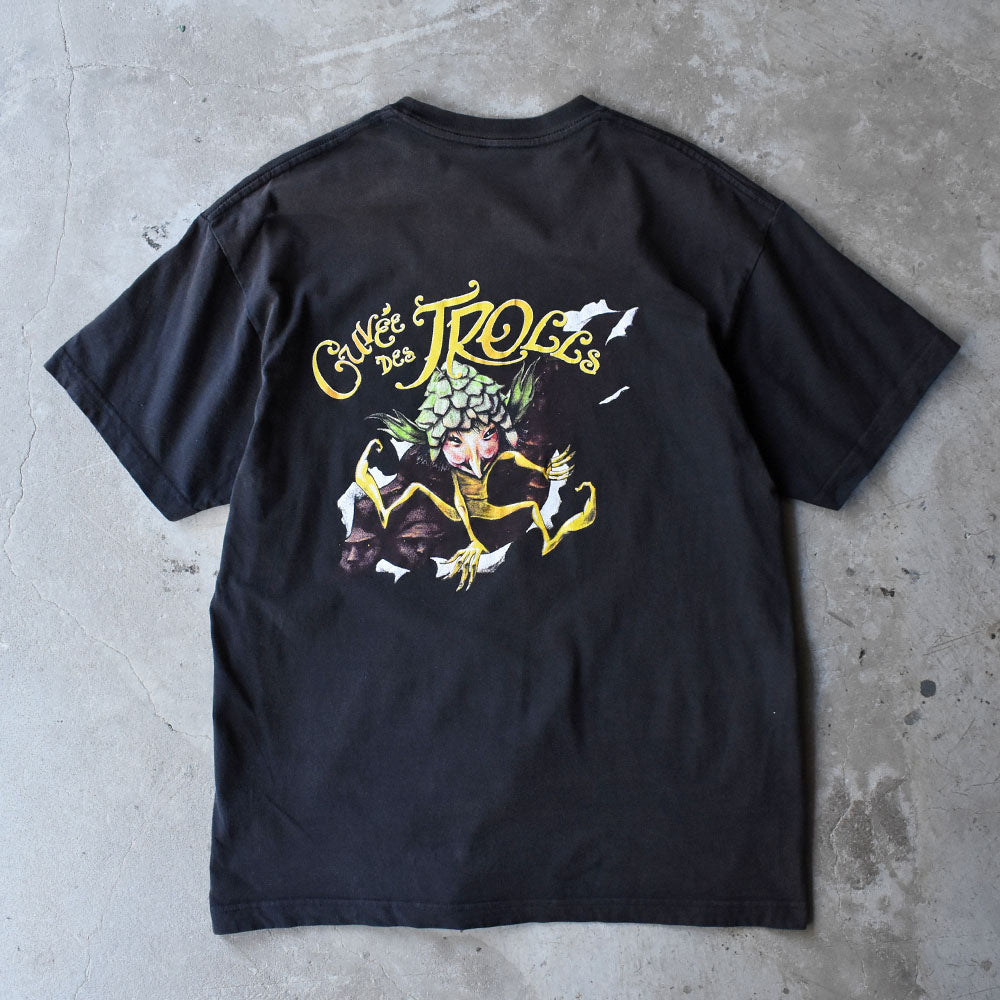 Y2K stedman “Cuvée des Trolls” ベルギービール キャラクター Tシャツ 250606