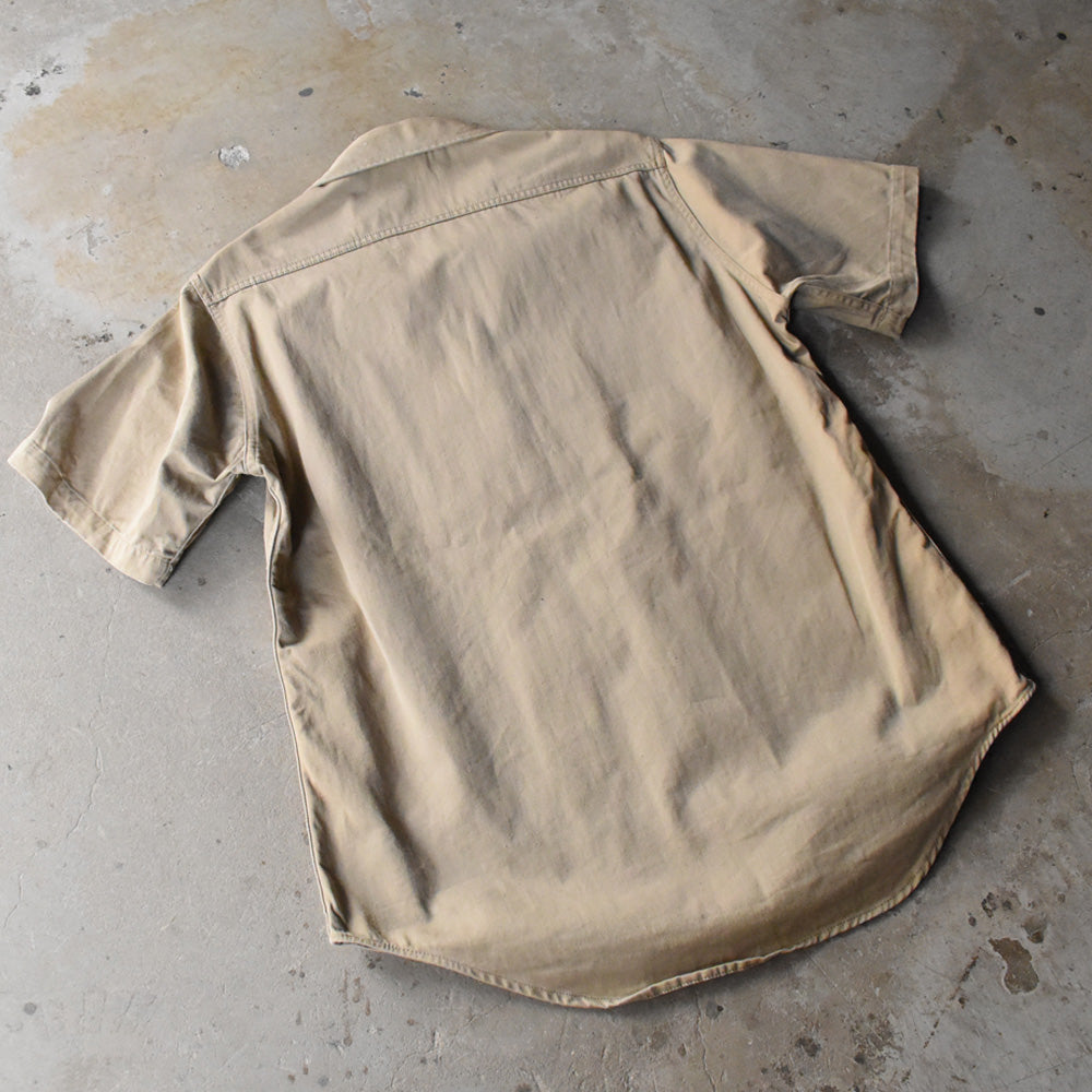 40-50's U.S.ARMY 半袖 チノシャツ 250516