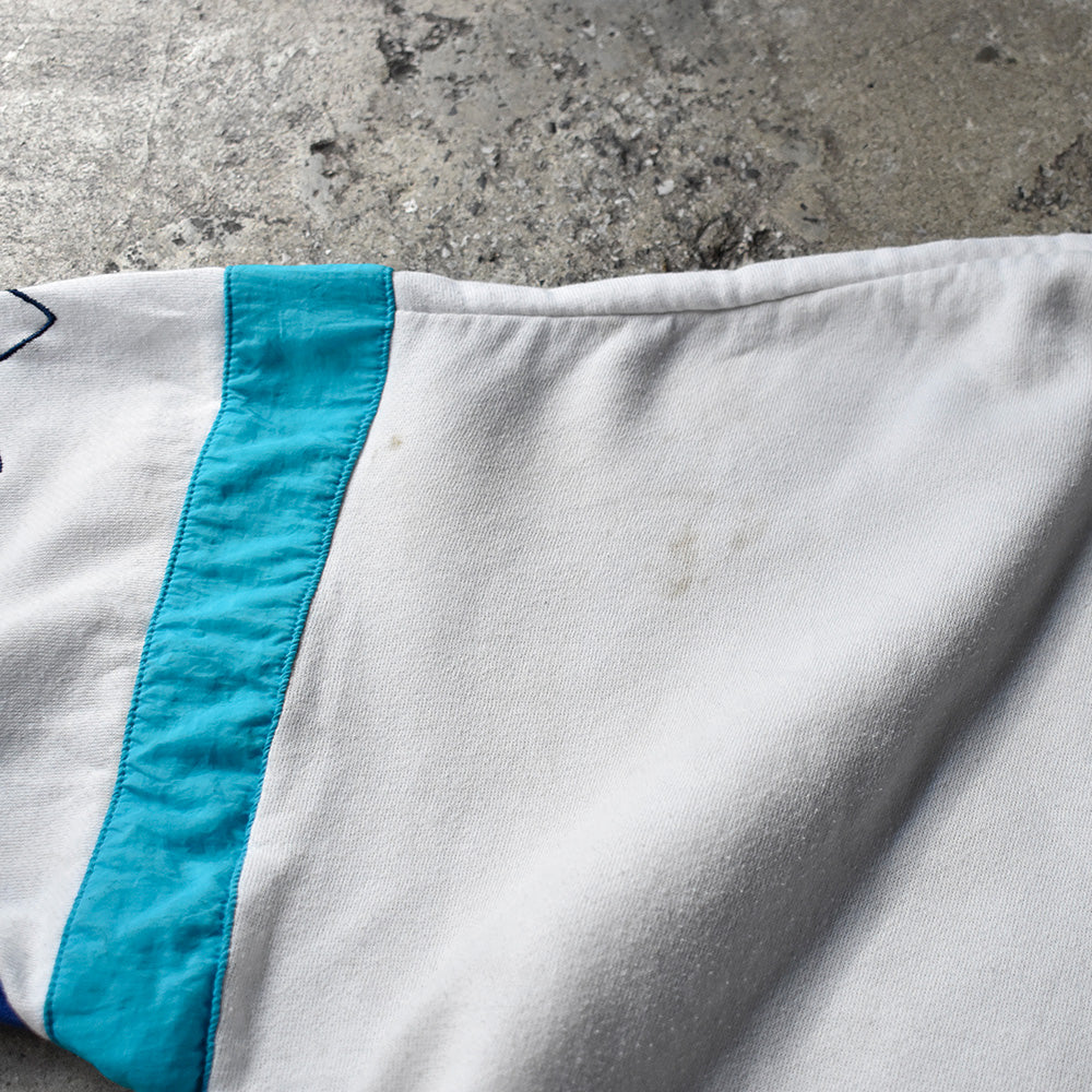 80’s adidas ナイロン切り替え デザイン スウェット 231209H