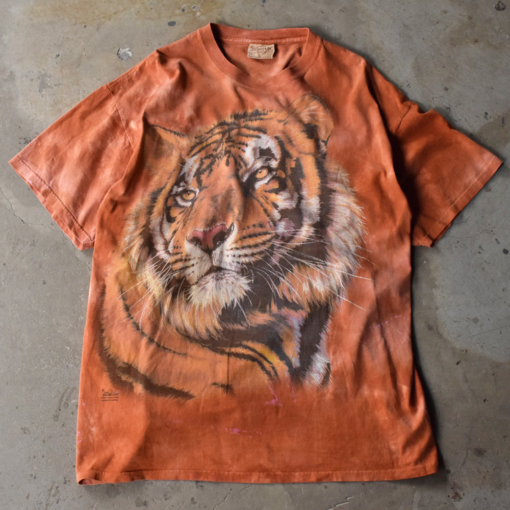 Y2K THE MOUNTAIN/ザ マウンテン “Tiger” トラ アニマルプリント Tシャツ 230714