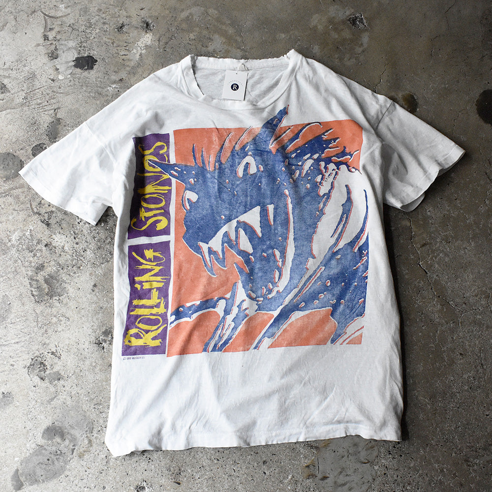 90's The Rolling Stones×Budweiser "URBAN JUNGLE" EUROPE 1990Tour ロック Tシャツ XXXL size! 250802H
