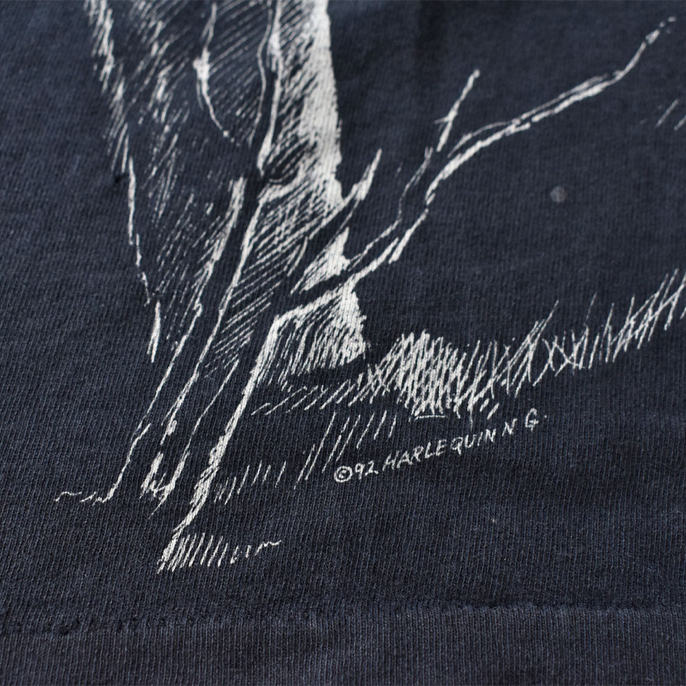 90’s “WOLF” AOP! オオカミ アニマルプリントTシャツ USA製 240605