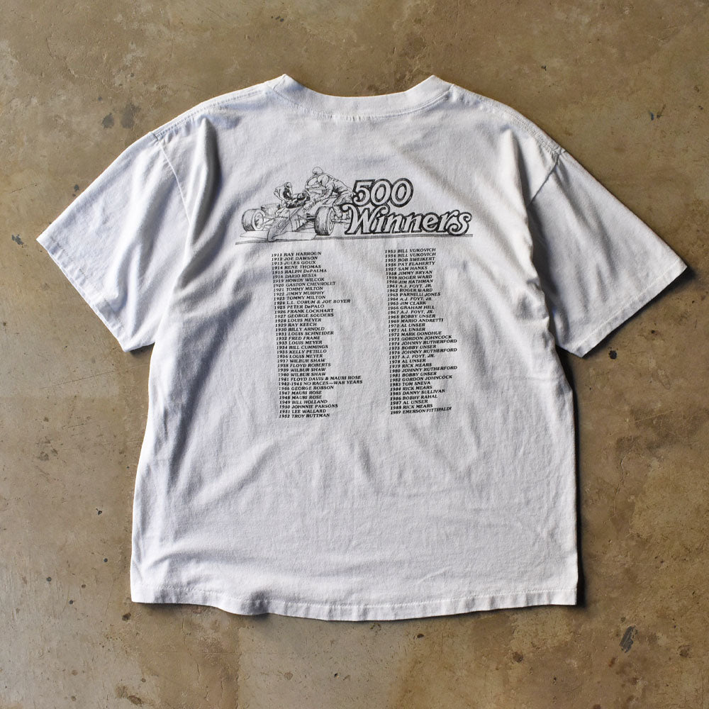 90’s “74th 500 Mile Race” レーシングプリント Tシャツ 250523